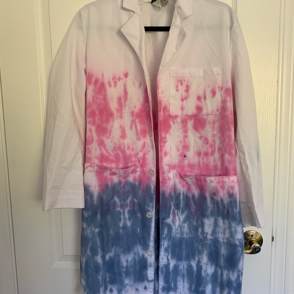 Tie dye Lab coat